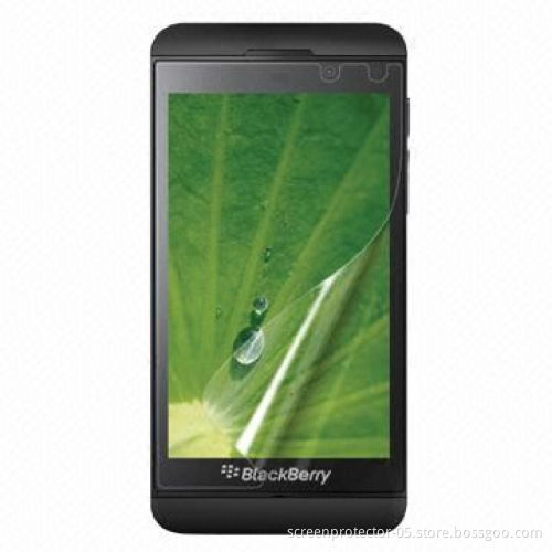 Anti-UV + Blue Light Screen Protector for RIM's BlackBerry z10, Easy to Install
